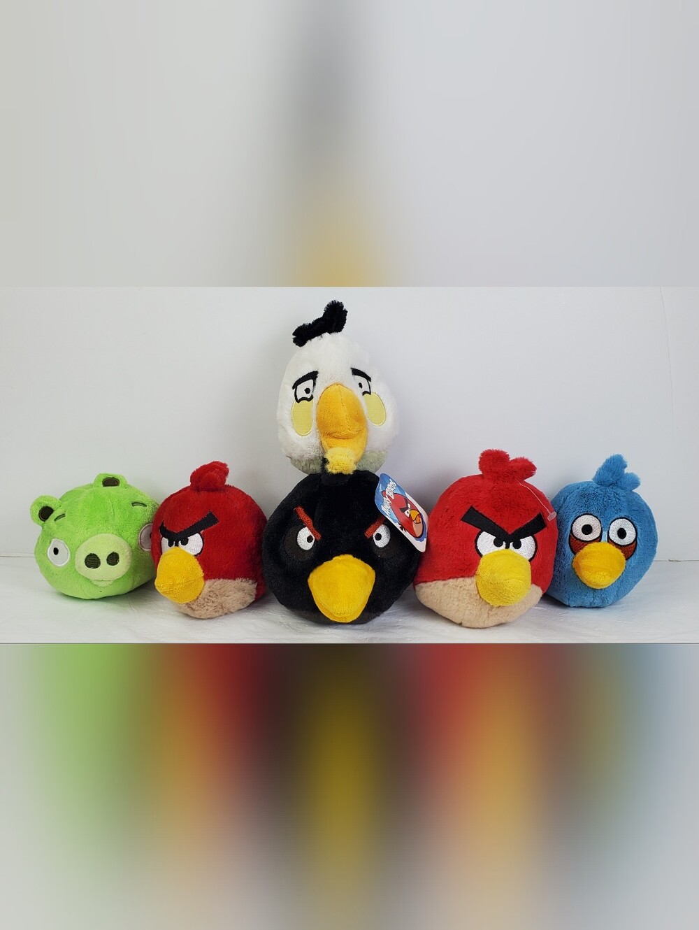 Commonwealth Good Stuff Toys Not For Retail Sale Angry Bird - Lot of 6 - EUC